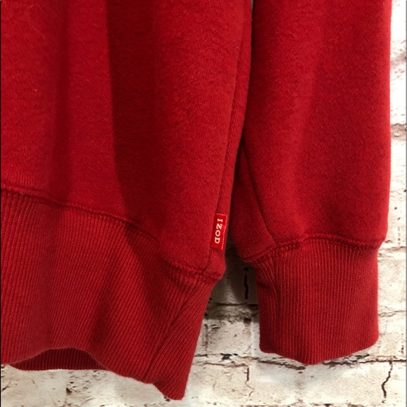 Izod Men’s Soft Red Sweatshirt Pullover – Size L – EUC – NWOT - Picture 8 of 11